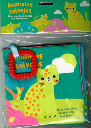 Animales salvajes (Libro de tela con mordedera)