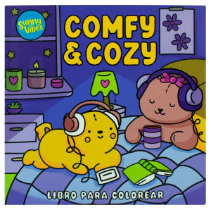 Sunny Vibes. Comfy & Cozy / Libro para colorear