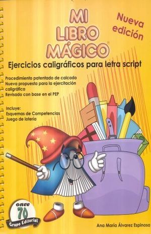 Mi Libro Magico Ejercicios Caligraficos Para Letra Script. Preescolar