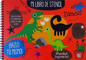 Mi libro de stencil. Dinosaurios