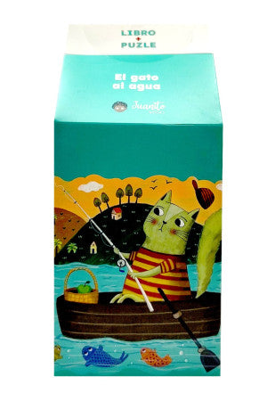 El gato al agua / Libro + Puzle