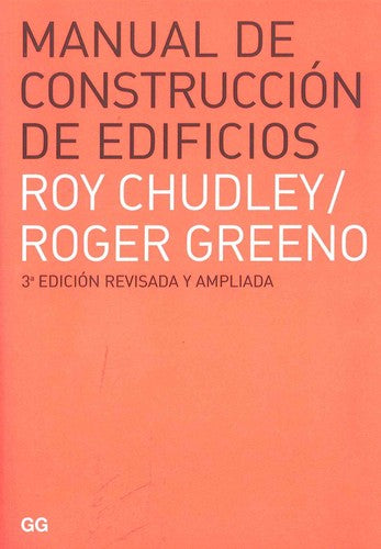 Manual de construcción de edificios [Paperback] Chudley, Roy and Greeno, Roger