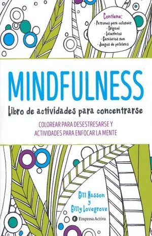 MINDFULNESS, LIBRO DE ACTIVIDADES PARA CONCENTRARSE