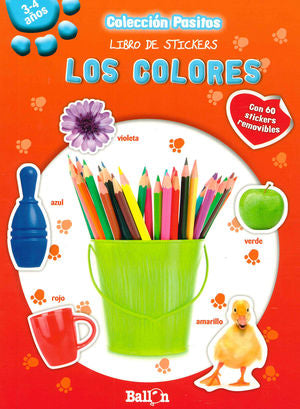 Los colores. Libro de stickers | Ballon Media