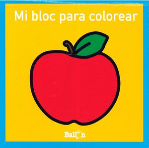 Mi bloc para colorear. Manzana
