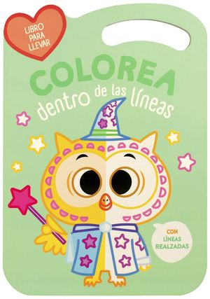 Colorea dentro de las líneas. Búho