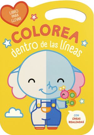 Colorea dentro de las líneas. Elefante | Jo Dupre Bvba