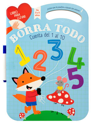 Borra todo y cuenta de 1 al 10