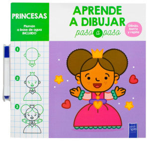 Aprende a dibujar paso a paso. Princesas