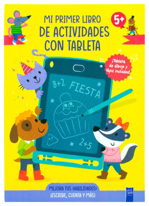 Mi primer libro de actividades con tableta (5+) ¡Escribe, cuenta y más! | Yoyo Books Ediciones