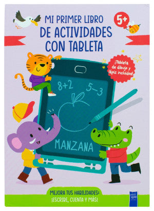 Mi primer libro de actividades con tableta (5+) ¡Escribe, cuenta y más! | Yoyo Books Ediciones