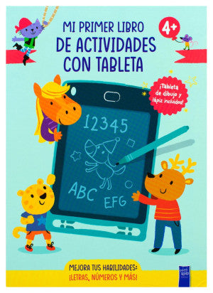 Mi Primer Libro De Actividades Con Tableta 4+. ¡Letras, Números Y Más!