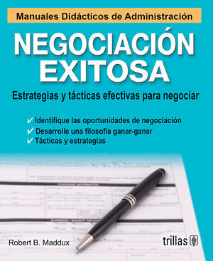 NEGOCIACION EXITOSA | MADDUX, ROBERT B. | Trillas