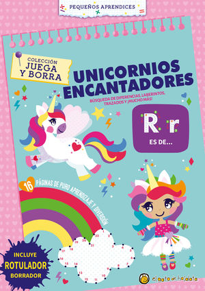 JUEGA Y BORRA. UNICORNIOS ENCANTADORES