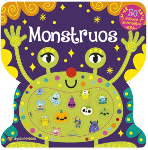 MONSTRUOS -STICKERS ACOLCHADITOS