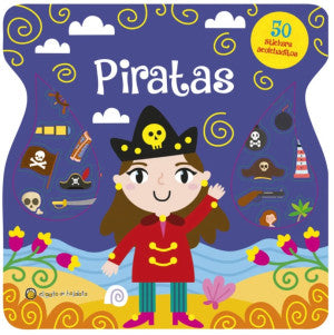 PIRATAS -STICKERS ACOLCHADITOS