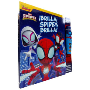 Spidey y sus sorprendentes amigos. ¡Brilla Spidey, Brilla! / Pd. ( Libro con Varita de Sonidos)