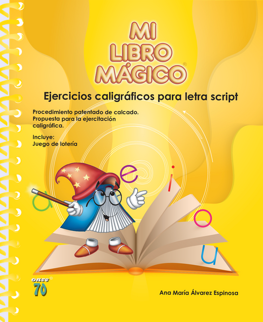 Mi Libro Mágico. Ejercicios Caligráficos Para Letra Script. Preescolar | MI LIBRO MÁGICO