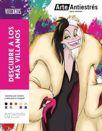 Arte Antiestrés. Descubre a los más Villanos | Disney | Hachette Bienestar