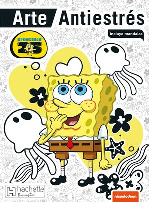 Arte Antiestrés. SpongeBob para colorear | Nickelodeon | Hachette Bienestar