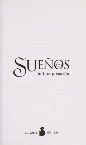 Los sueños, su interpretación (Nueva edición) [Paperback] Anónimo