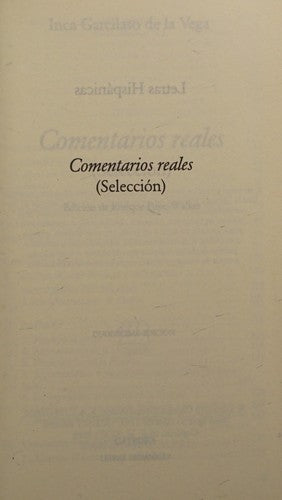 Comentarios Reales