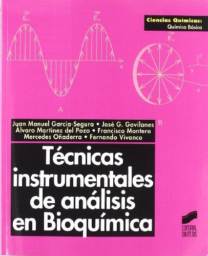 Técnicas instrumentales de análisis [Paperback] Gavilanes Franco, José Gregorio