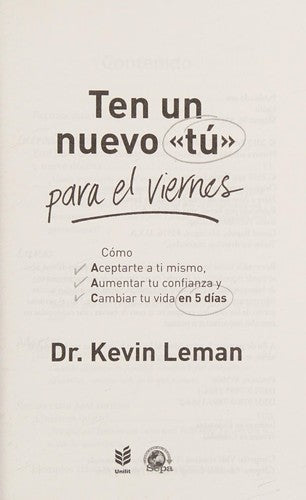 Ten Un Nuevo (T) Para El Viernes [Paperback] DR. KEVIN LEMAN