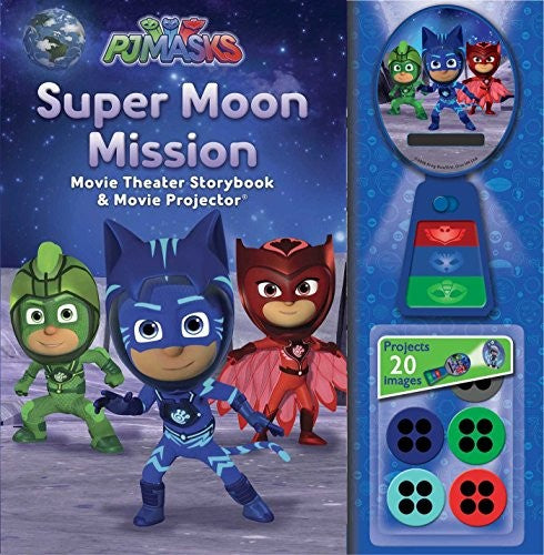 Pj Masks: Super Moon Mission Movie Theater Storybook & Movie Projector [Hardcover] Pj Masks