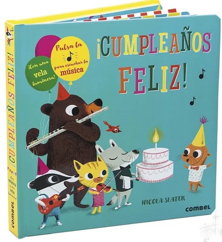 ¡Cumpleaños feliz! (0-3 años) [Board book] Nosy Crow Ltd and Slater, Nicola