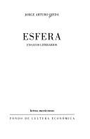 Esfera Ensayos: Ensayos literarios Jorge Arturo Ojeda
