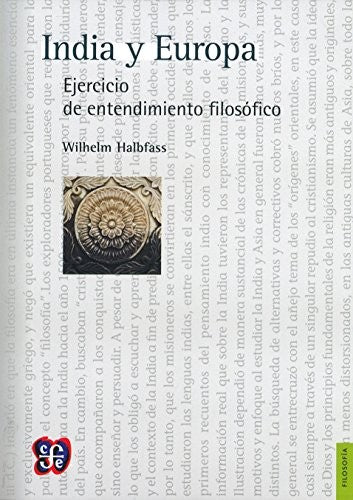India Y Europa Ejercicio De Entendimiento Filosofico: Ejercicio de entendimiento filosófico [Paperback] Wilhelm Halbfass