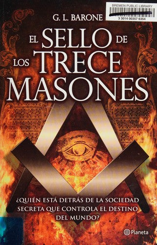 El sello de los trece masones [Paperback] G. L. Barone