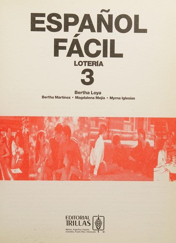 Español Facil Intermedio 3 [Paperback] Bertha Estela Loya Rojas and TRILLAS, EDITORIAL