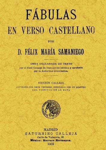 FABULAS DE SAMANIEGO (FACSIMILAR)