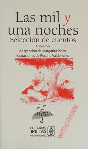 LAS MIL Y UNA NOCHES, SELECCION DE CUENTOS [Paperback] Anónimo and VALDERRAMA ZALDIVAR, ROSARIO