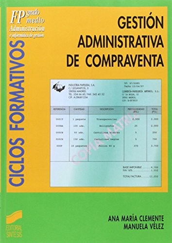 Gestion administrativa de compraventa [Paperback] Clemente Ramos, Ana María and Vélez, Manuela