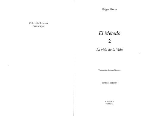 Método 2, el Vida de la Vida