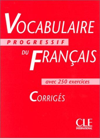 Vocabulaire Progressif Du Francais Key (Intermediate) Miquel