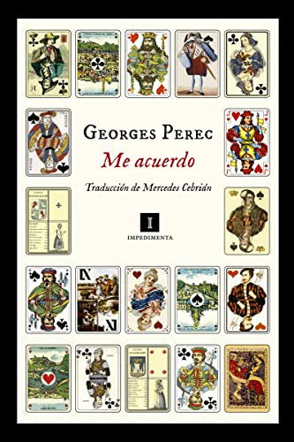 Me acuerdo [Paperback] Perec, Georges