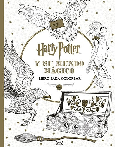 Harry Potter y su mundo mágico (libro para colorear)