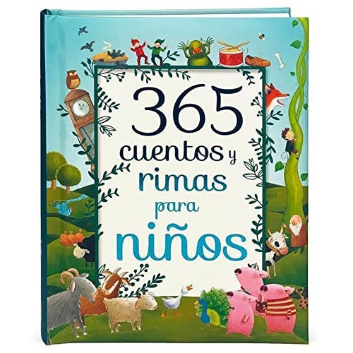 Libro Infantil: 365 Cuentos y Rimas Para Niños [Hardcover] VARIOS