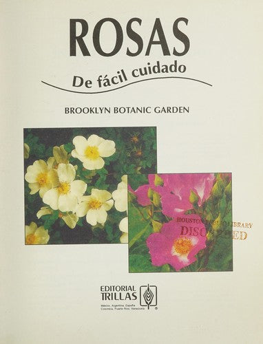 ROSAS DE FÁCIL CUIDADO BROOKLYN BOTANIC GARDEN