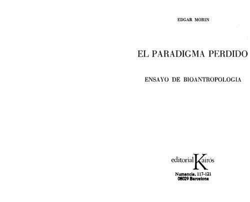 Paradigma Perdido, El Morin, Edgar
