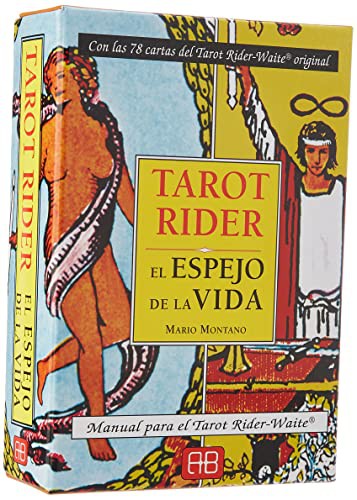 Tarot Rider Waite: El espejo de la vida. Libro y cartas [Hardcover] Montano, Mario