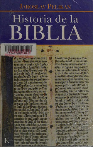 Historia de la Biblia [Paperback] Jaroslav Pelikan