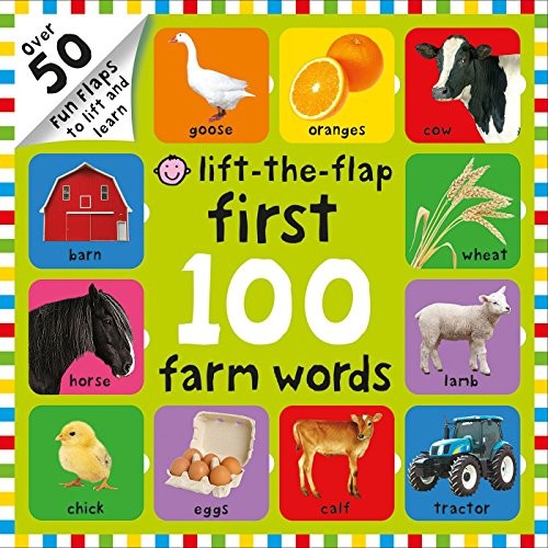 First 100 Lift The Flap Farm Words [Board book] Priddy, Roger