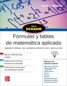 SCHAUM FORMULAS Y TABLAS DE MATEMATICA APLICADA [Paperback] SPIEGEL