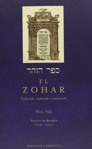 El Zohar Vol 8 [Hardcover] Sin Autor and EDC OBELISCO