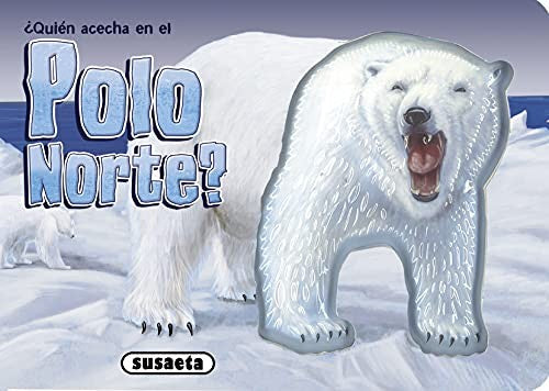 ¿Quién acecha en el polo norte? (Hábitats) [Board book]